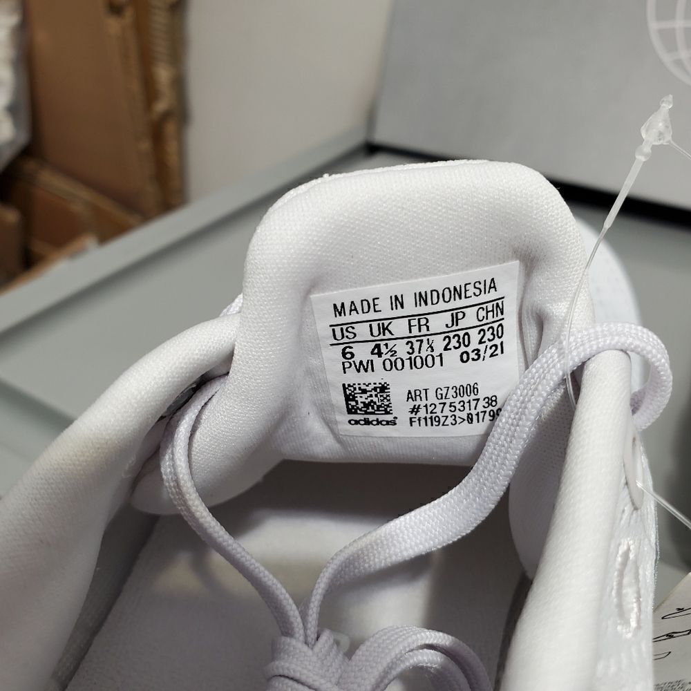 Adidas Pureboost 21 Women's Sz 6 White GZ3006 Running Sneakers BNIB - Picture 9 of 10